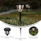 Flash Furniture Hess Black Tulip Design LED Solar Lights Weather Resistant Outdoor Solar Powered Lights, 8PK DN-SL114-8-BK-GG - alternate 6